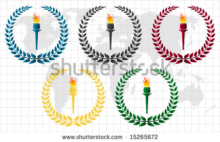 olympic torch clipart